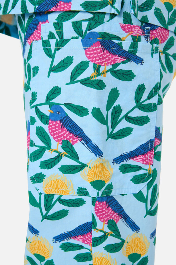 Princess Highway - PINK ROBIN SCRUB SET - blue