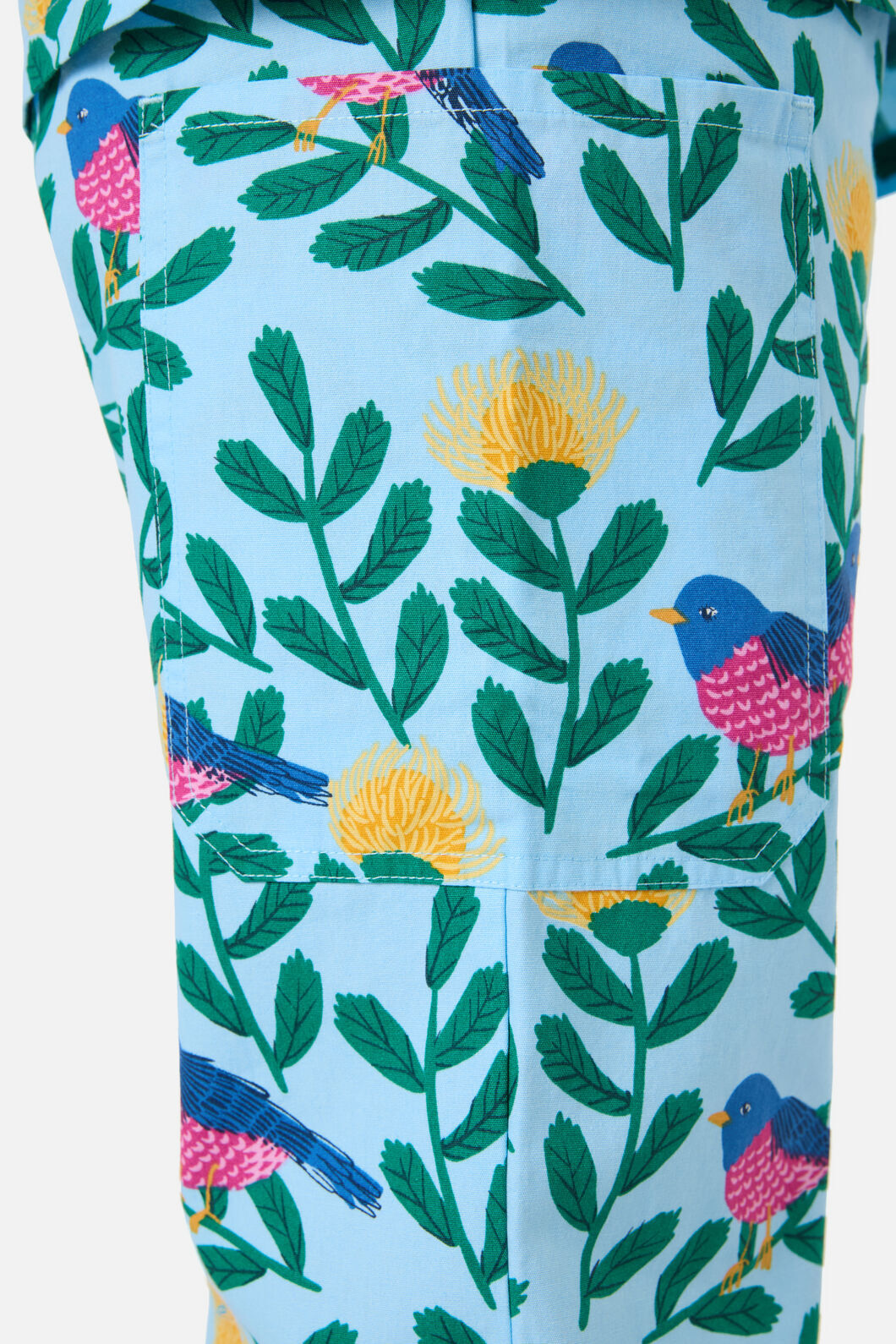 Princess Highway - PINK ROBIN SCRUB SET - blue