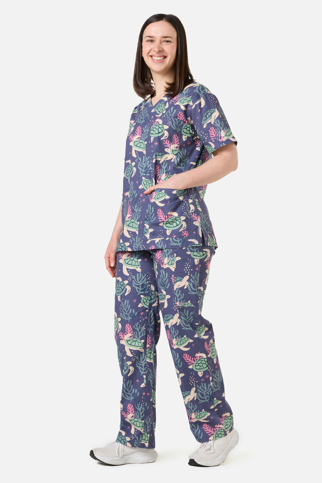 Princess Highway - SEA TURTLE SCRUB SET - blue