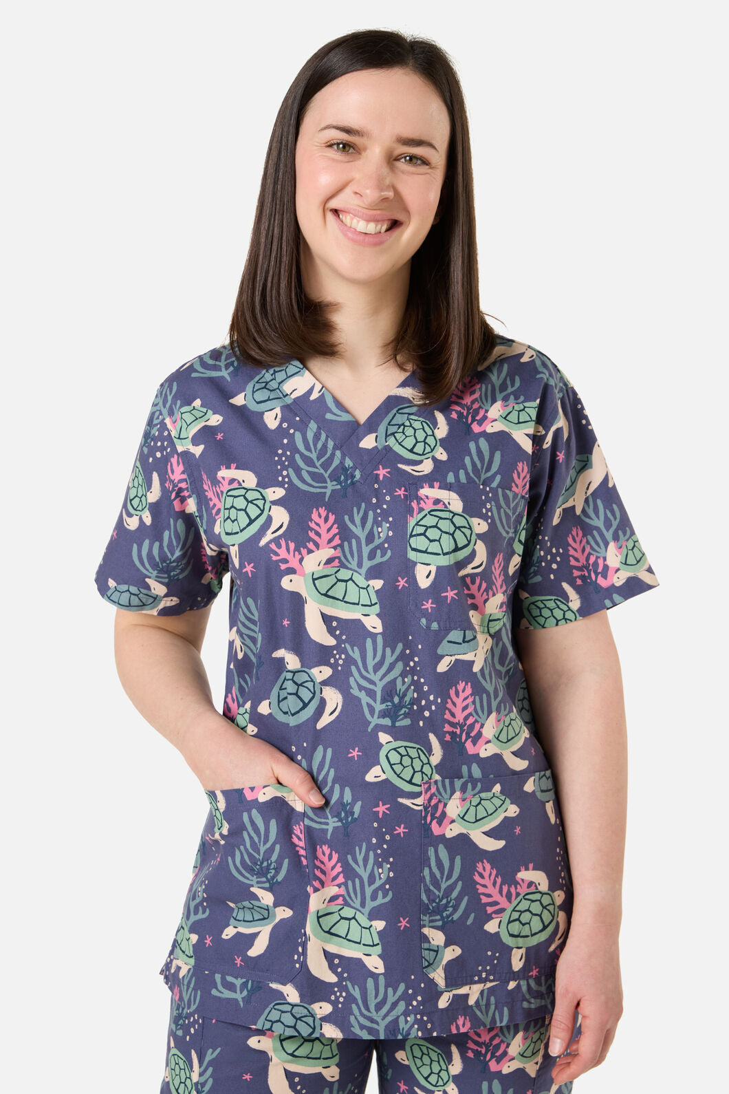 Princess Highway - SEA TURTLE SCRUB SET - blue