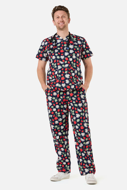 Princess Highway - LA FRAISE SCRUB SET - navy