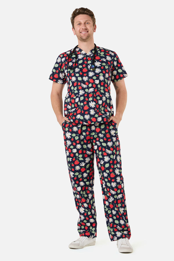 Princess Highway - LA FRAISE SCRUB SET - navy