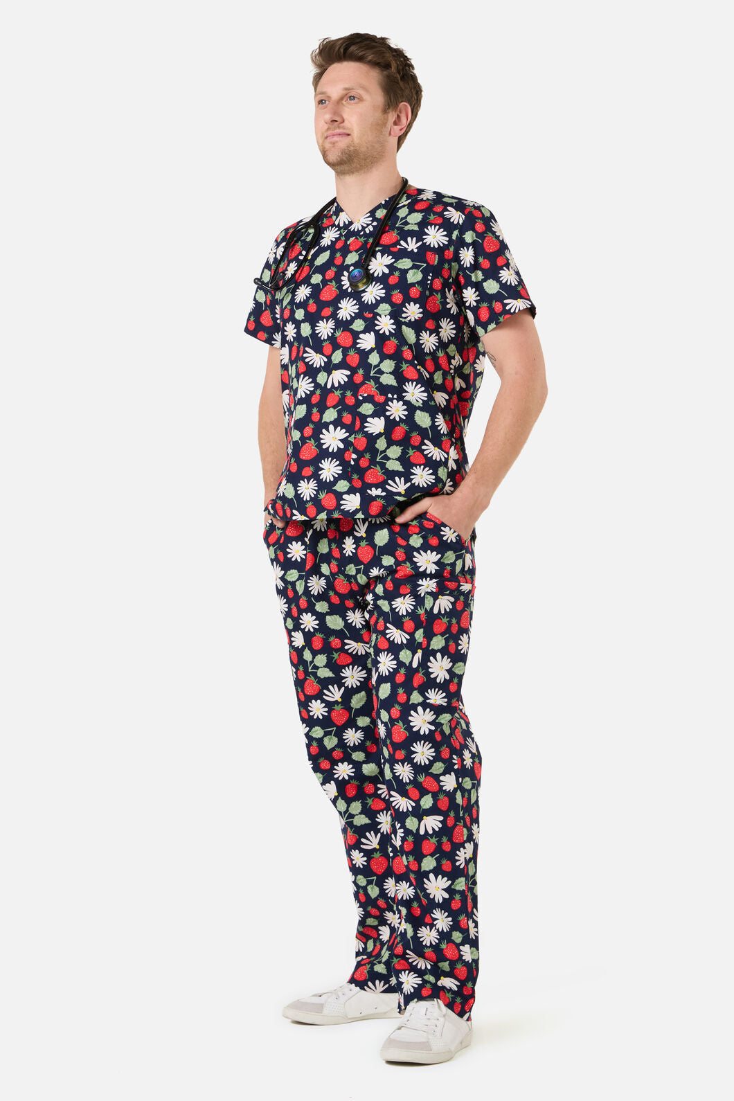 Princess Highway - LA FRAISE SCRUB SET - navy