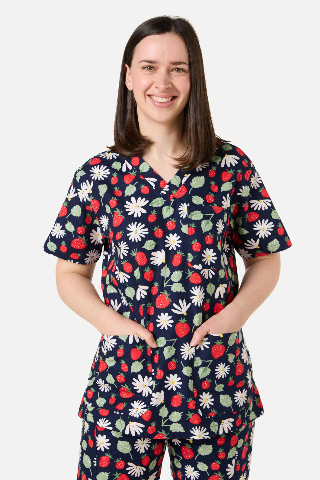 Princess Highway - LA FRAISE SCRUB SET - navy