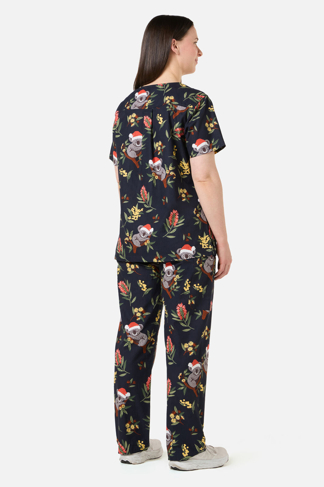 Princess Highway - CHRISTMAS KOALA NAVY SCRUB SET - navy
