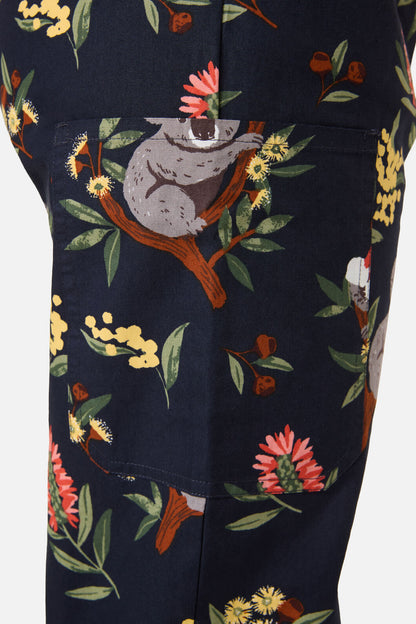 Princess Highway - CHRISTMAS KOALA NAVY SCRUB SET - navy