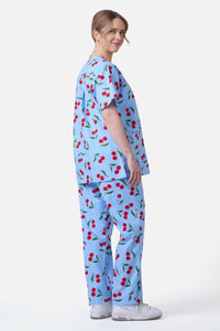 Princess Highway - CHERRY SCRUB SET - blue