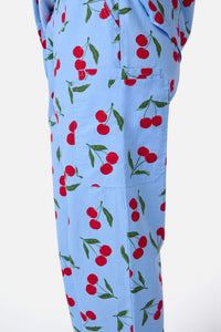 Princess Highway - CHERRY SCRUB SET - blue