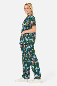 Princess Highway - Blue Banded Bee scrub set - green