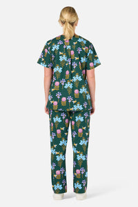 Princess Highway - Blue Banded Bee scrub set - green