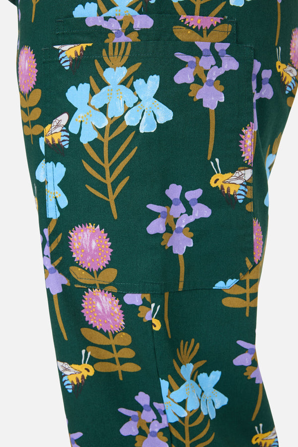 Princess Highway - Blue Banded Bee scrub set - green