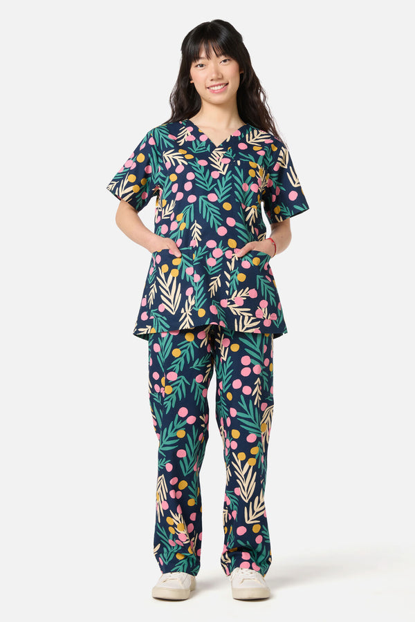 Princess Highway - Bernadette scrub set - navy