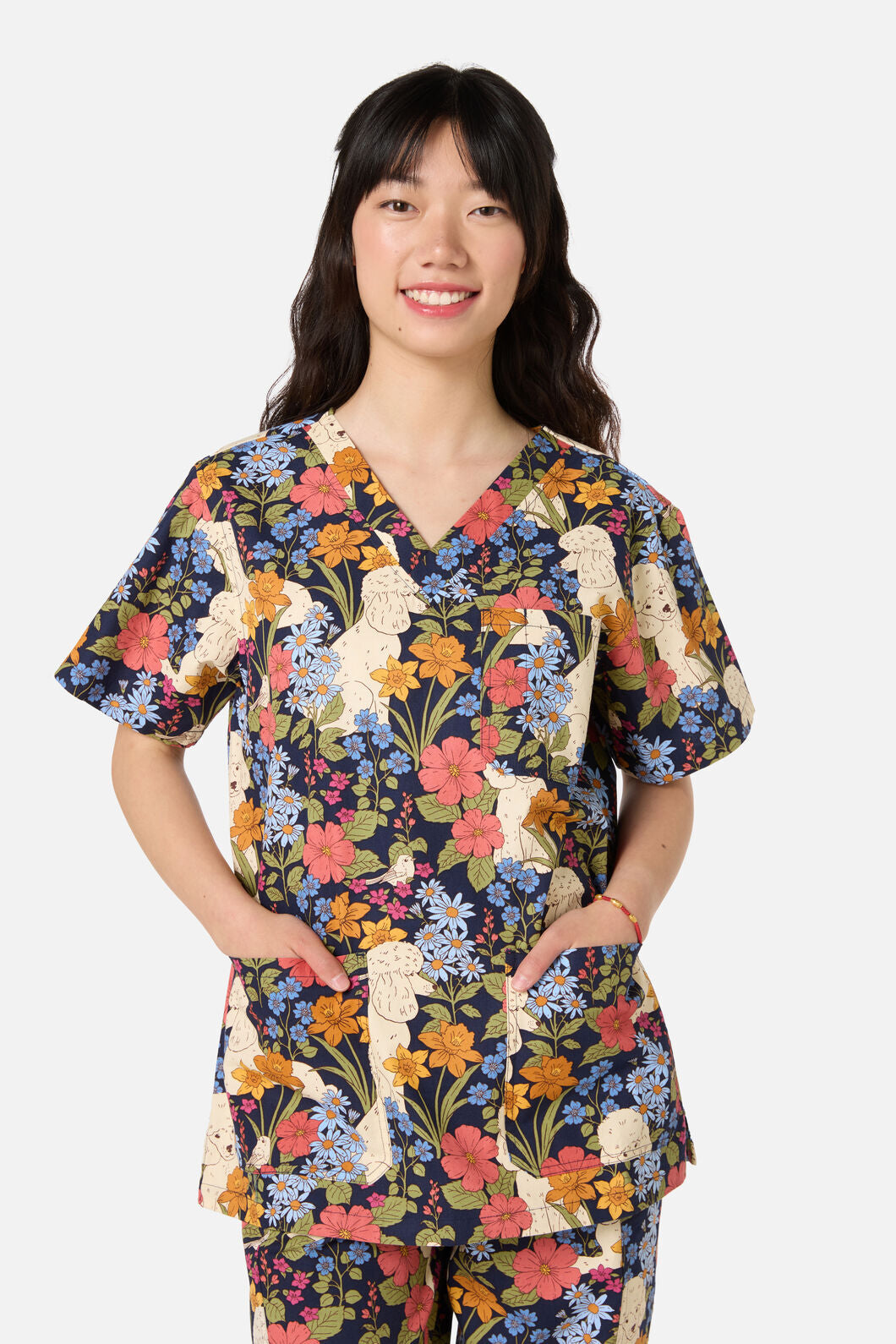 Princess Highway - Poodle scrub set - navy