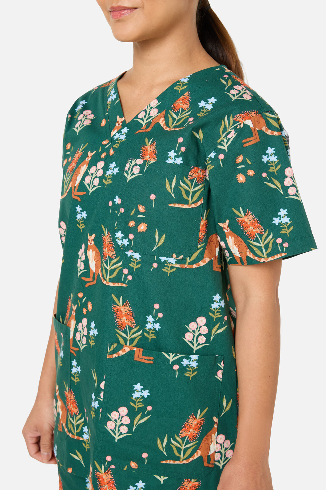 Princess Highway - Rock Wallaby Scrub Set - green