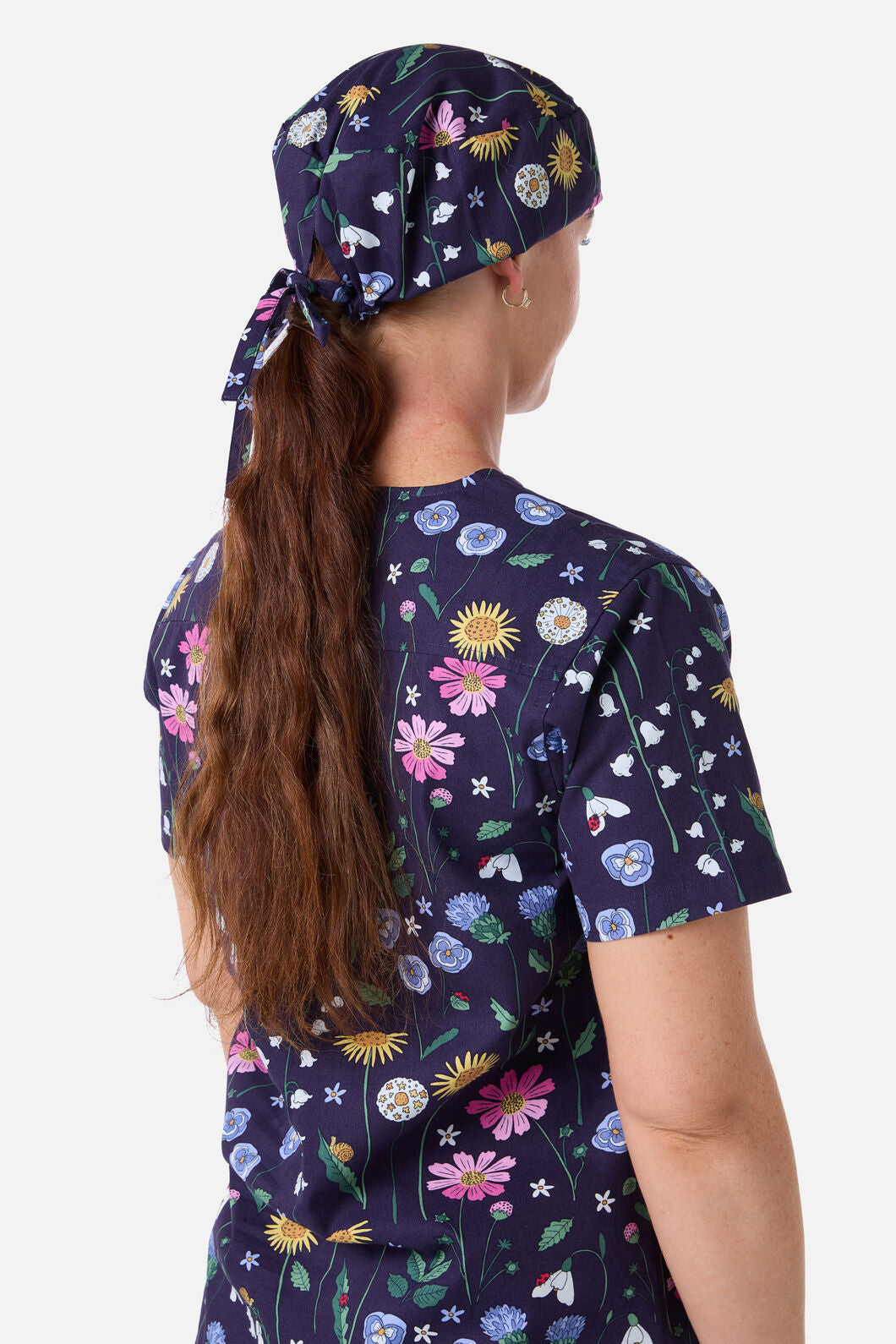 Princess Highway - Spring Garden scrub hat - indigo