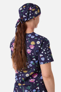 Princess Highway - Spring Garden scrub hat - indigo