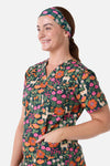 Princess Highway - Llama & Bird scrub headband - green