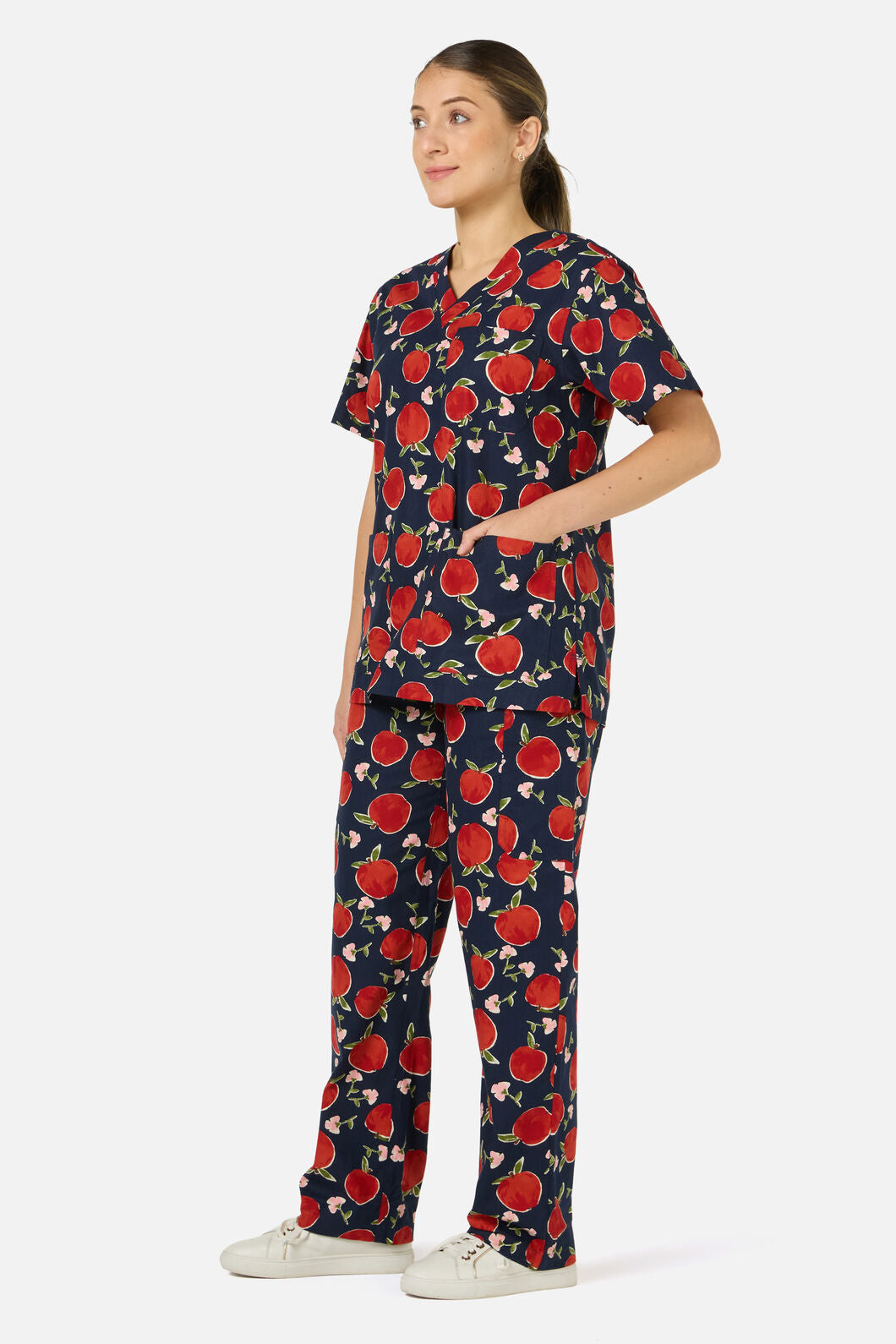 Princess Highway - Sweet Apple scrub set - navy