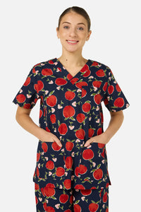Princess Highway - Sweet Apple scrub set - navy