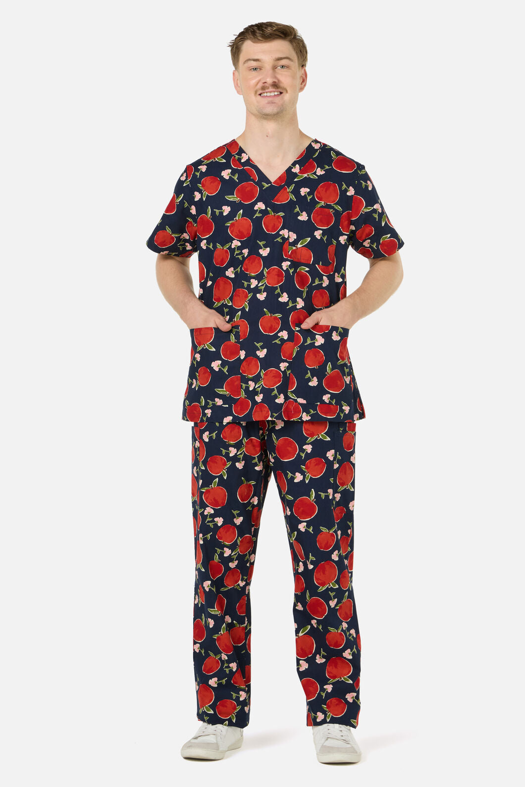 Princess Highway - Sweet Apple scrub set - navy