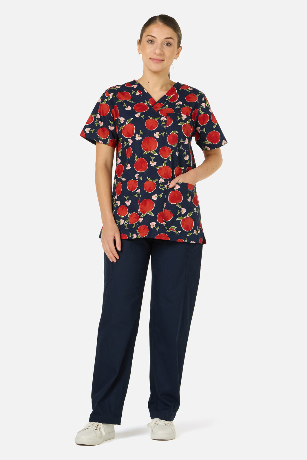 Princess Highway - Sweet Apple top&pant scrub set - navy