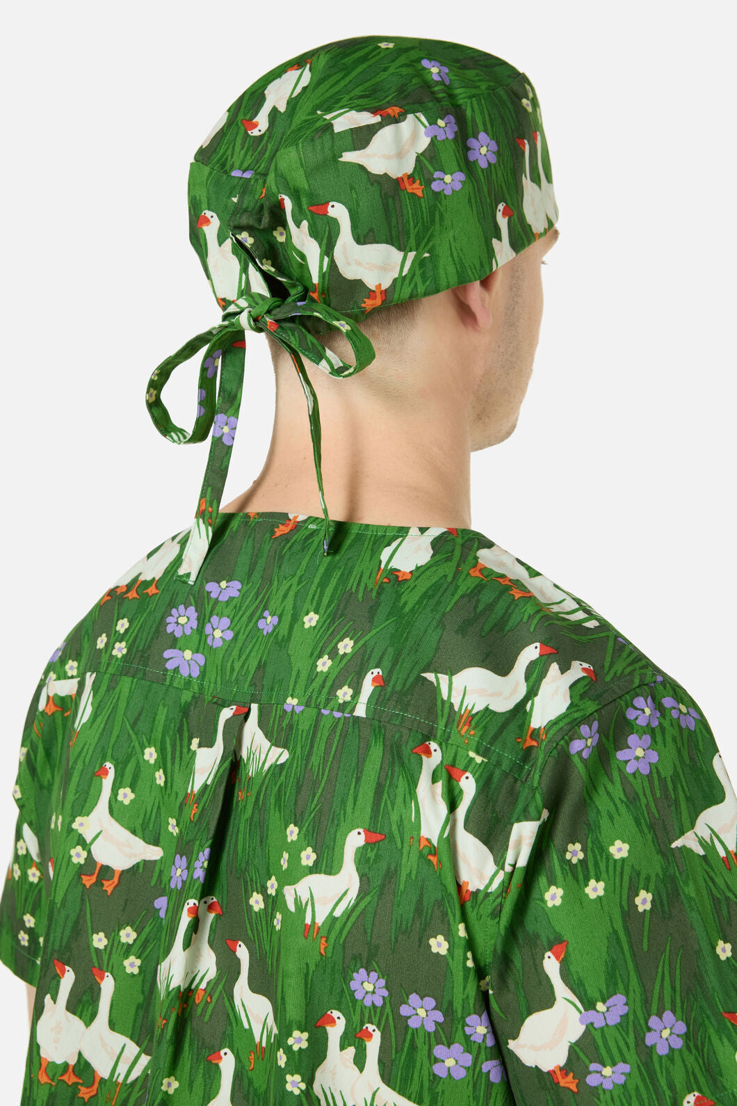 Princess Highway - Lucy Goosey scrub hat - green