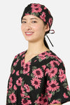 Princess Highway - Winter Daisy scrub hat - green