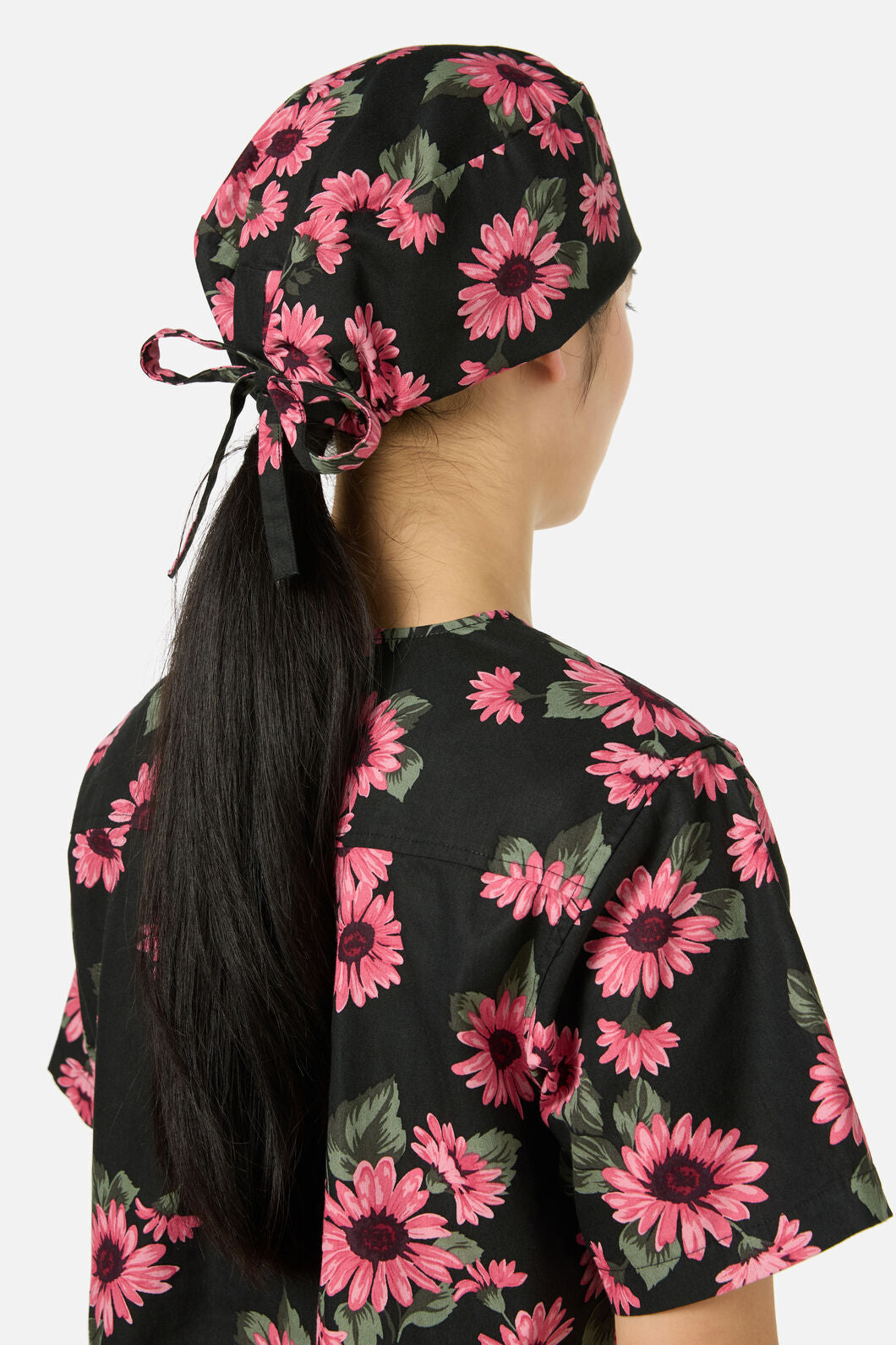 Princess Highway - Winter Daisy scrub hat - green