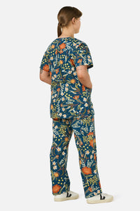 Princess Highway - Opal Native scrub set - teal