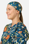 Princess Highway - Opal Native scrub headband - teal