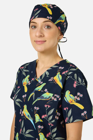 Princess Highway - Parrot Scrub Hat - navy