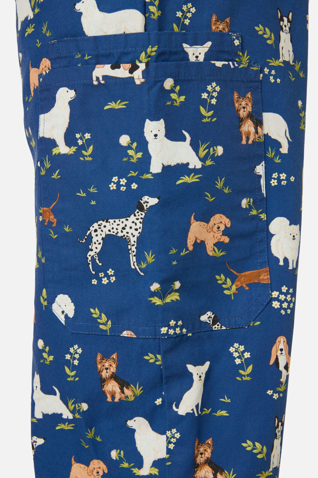Princess Highway - Cute Dogs Scrub Set - navy