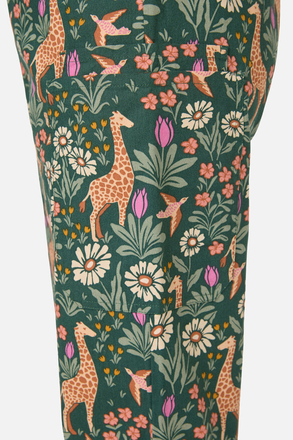 Princess Highway - Giraffe Scrub Set - green