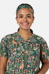 Princess Highway - Giraffe scrub headband - green