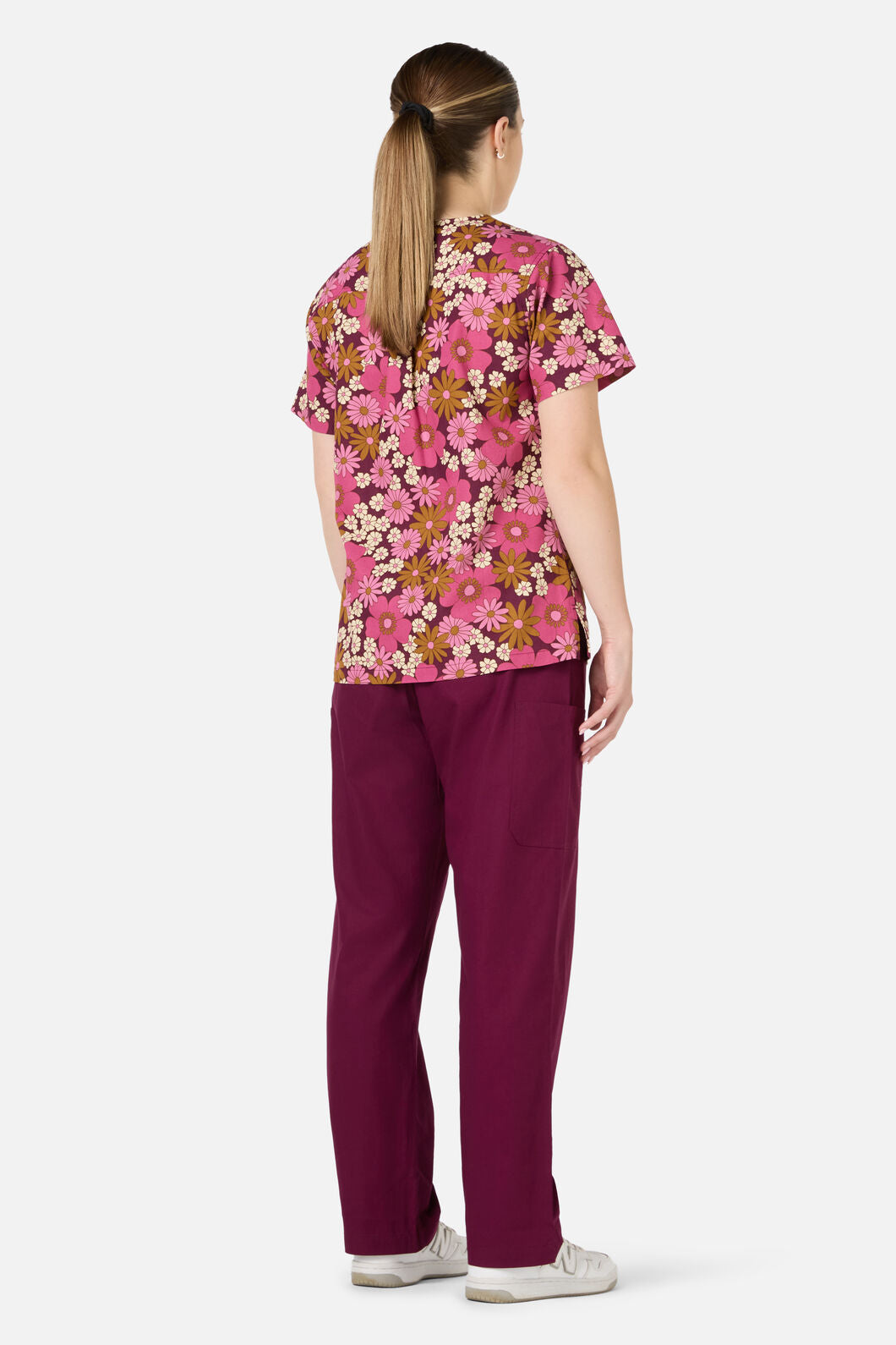 Princess Highway - Brigette Top & Pant Scrub Set - pink