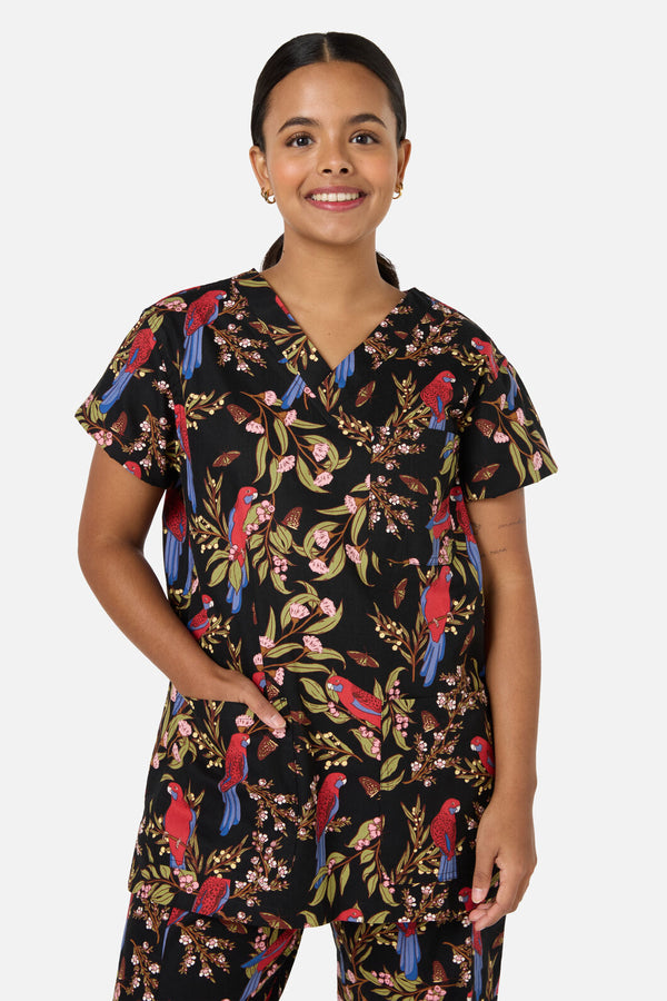 Princess Highway - Rosella Scrub Set - black