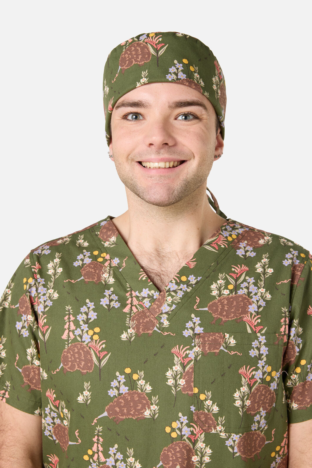 Princess Highway - Echidna Scrub Hat - green
