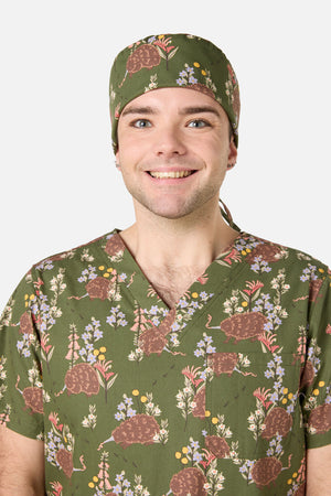 Princess Highway - Echidna Scrub Hat - green