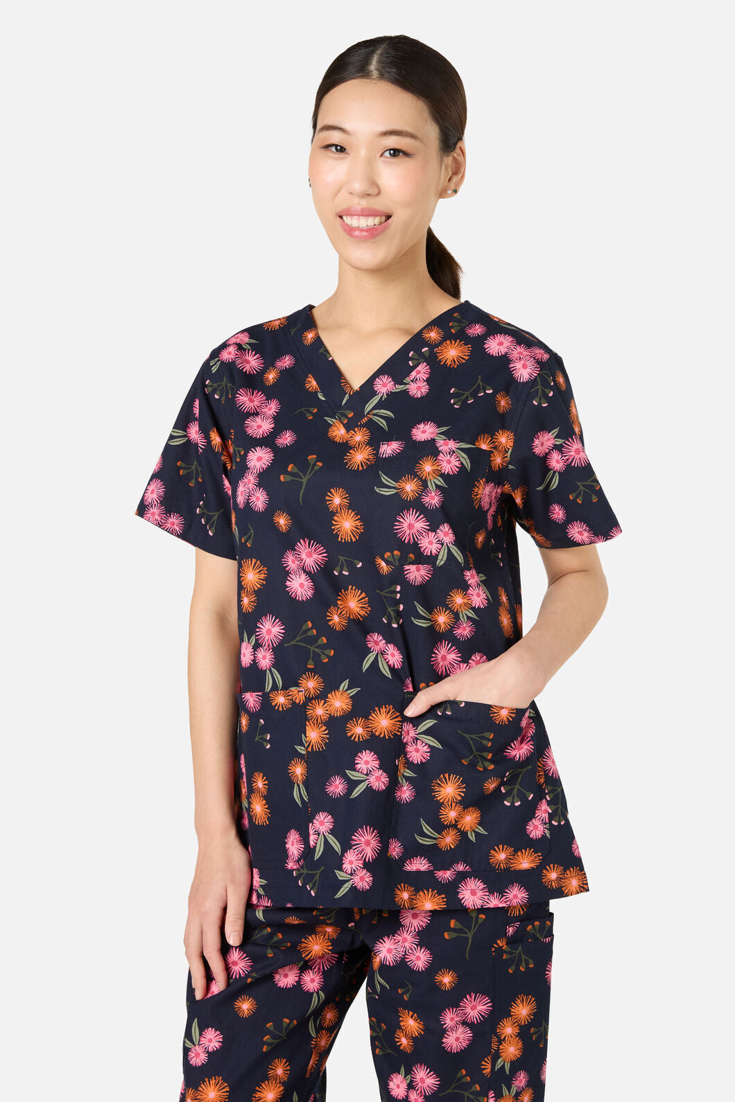 Princess Highway - Gumnut Puffs scrub set - navy