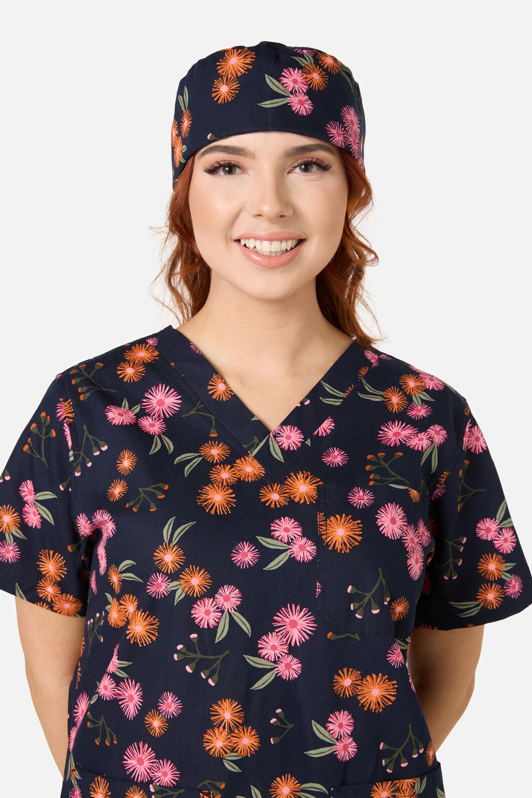 Princess Highway - Gumnut Puffs scrub hat - navy