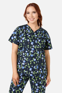 Princess Highway - Sweet Pea Scrub Set - navy