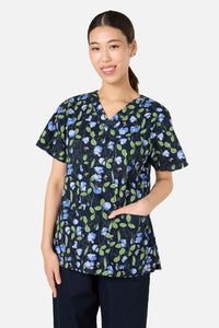Princess Highway - Sweet Pea Top & Pant scrub set - navy