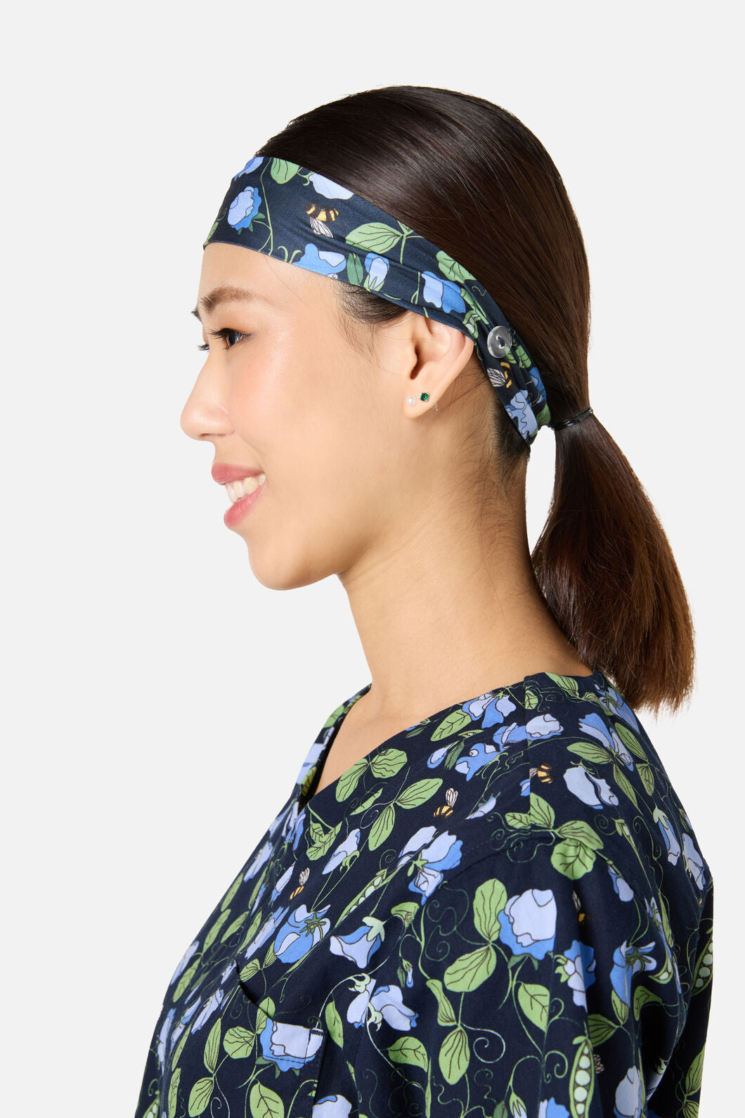 Princess Highway - Sweet Pea Scrub Headband - navy