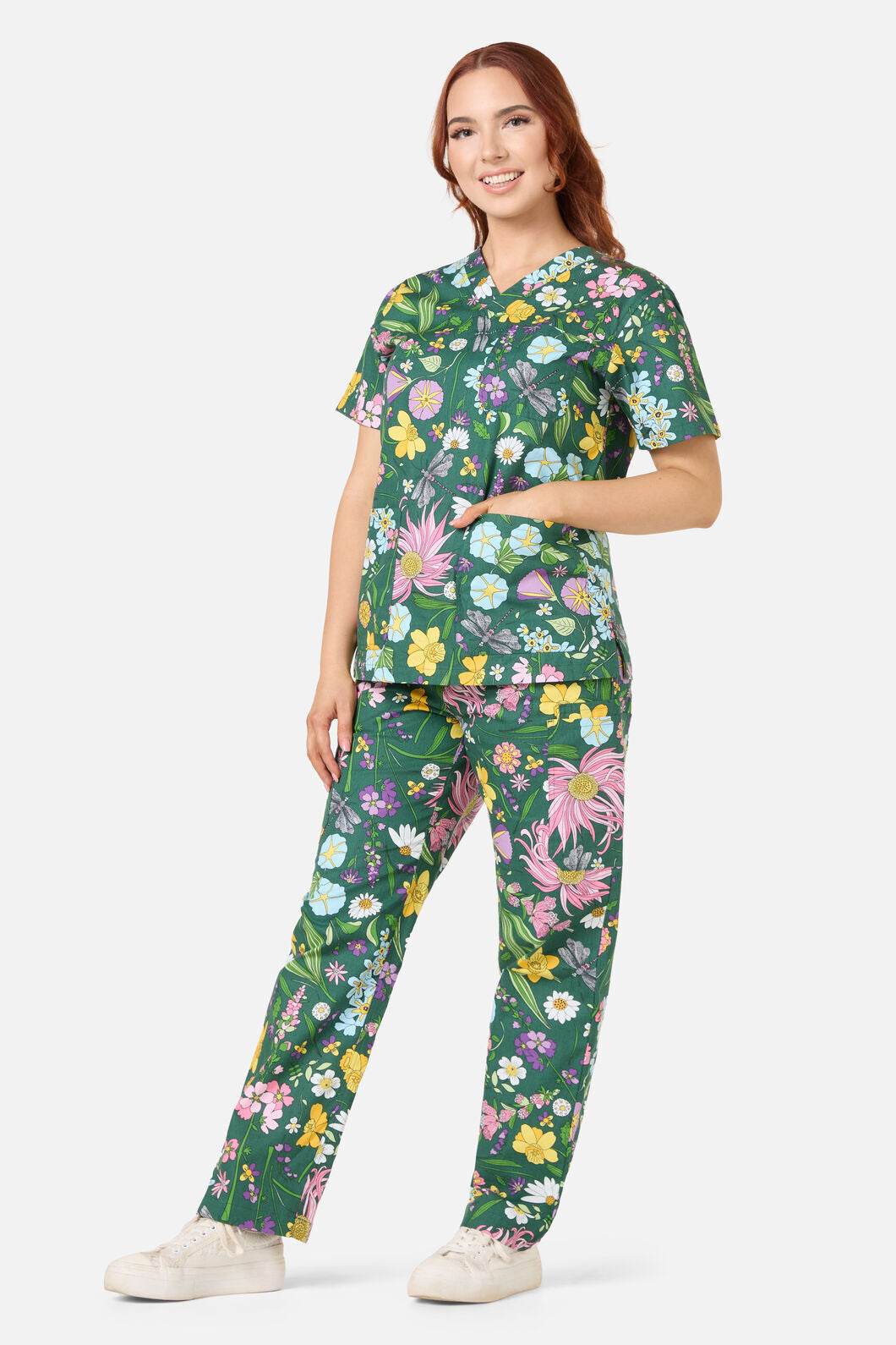 Princess Highway - Magical Garden Scrub Set - green