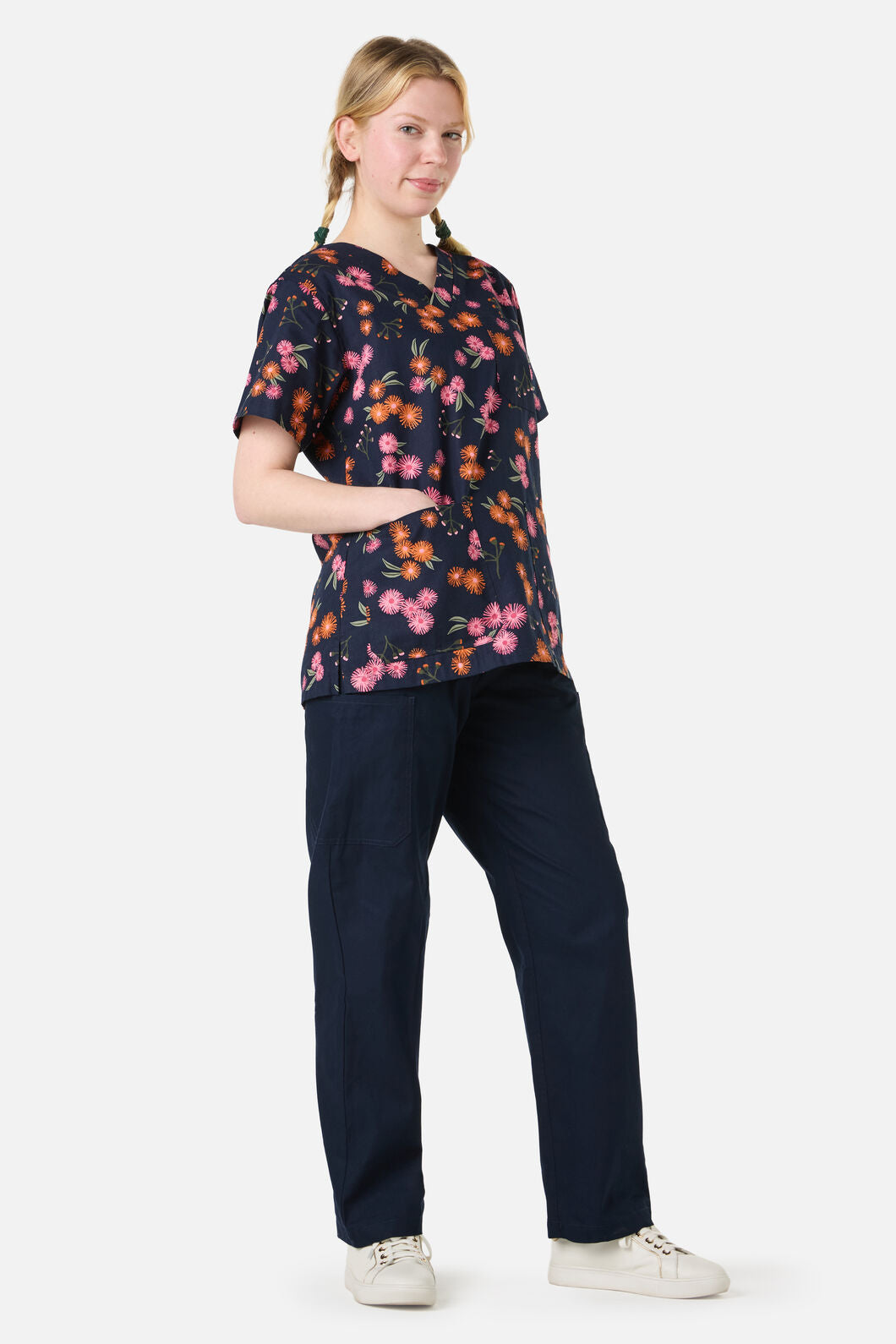 Princess Highway - Gumnut Puffs Top & Pant Scrubs - navy
