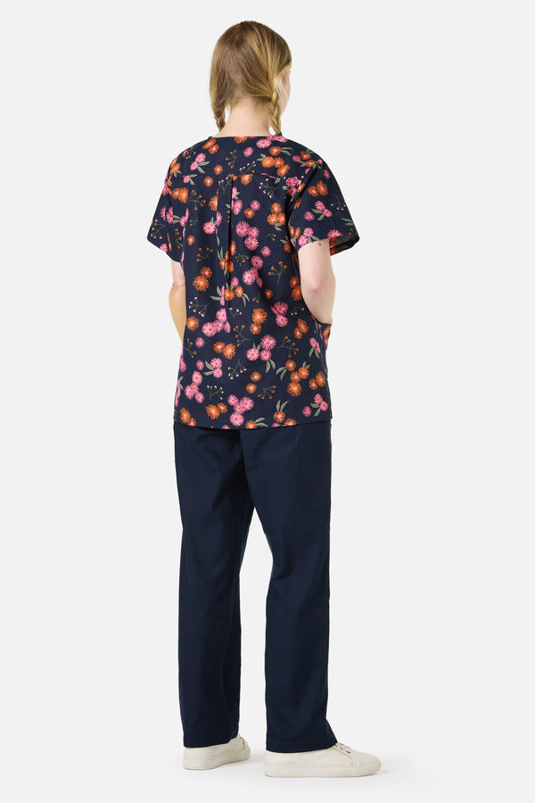 Princess Highway - Gumnut Puffs Top & Pant Scrubs - navy
