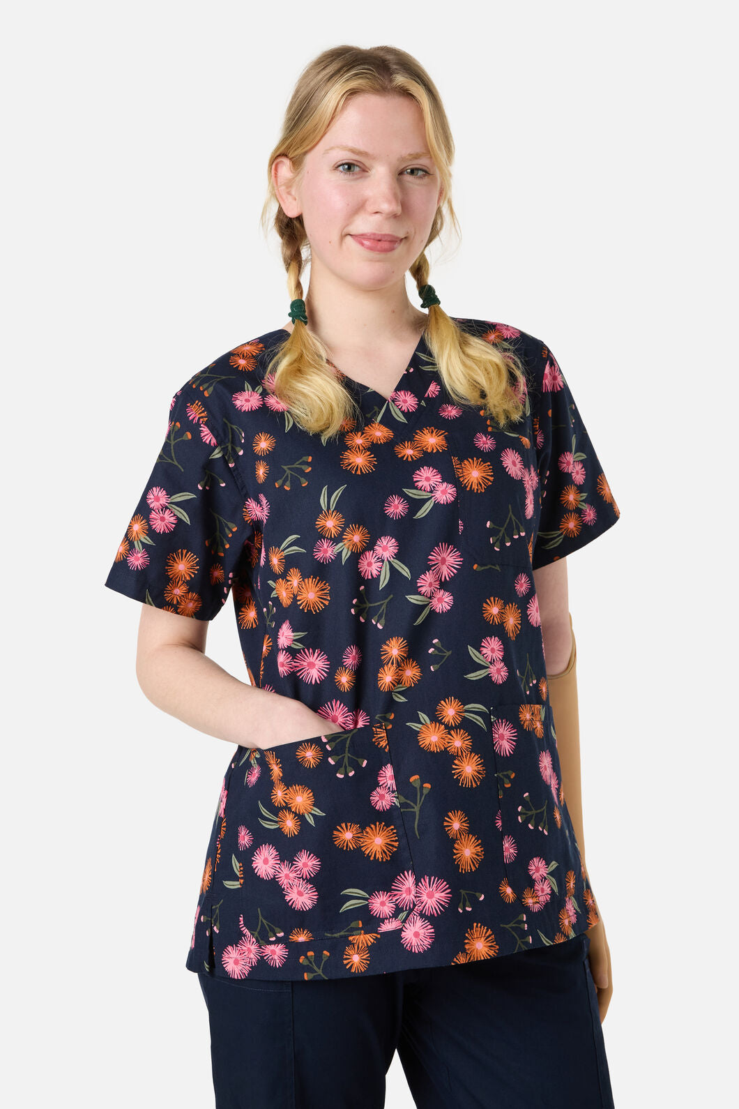 Princess Highway - Gumnut Puffs Top & Pant Scrubs - navy