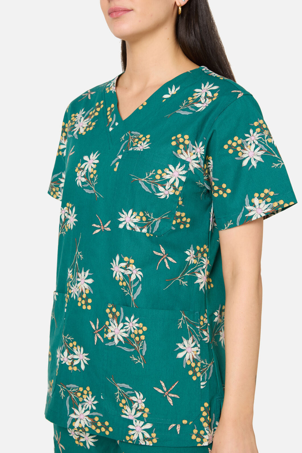 Princess Highway - Penny Native Scrub Set - green