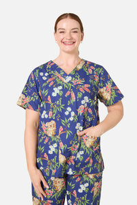 Princess Highway - Native Koala Scrub Set - navy