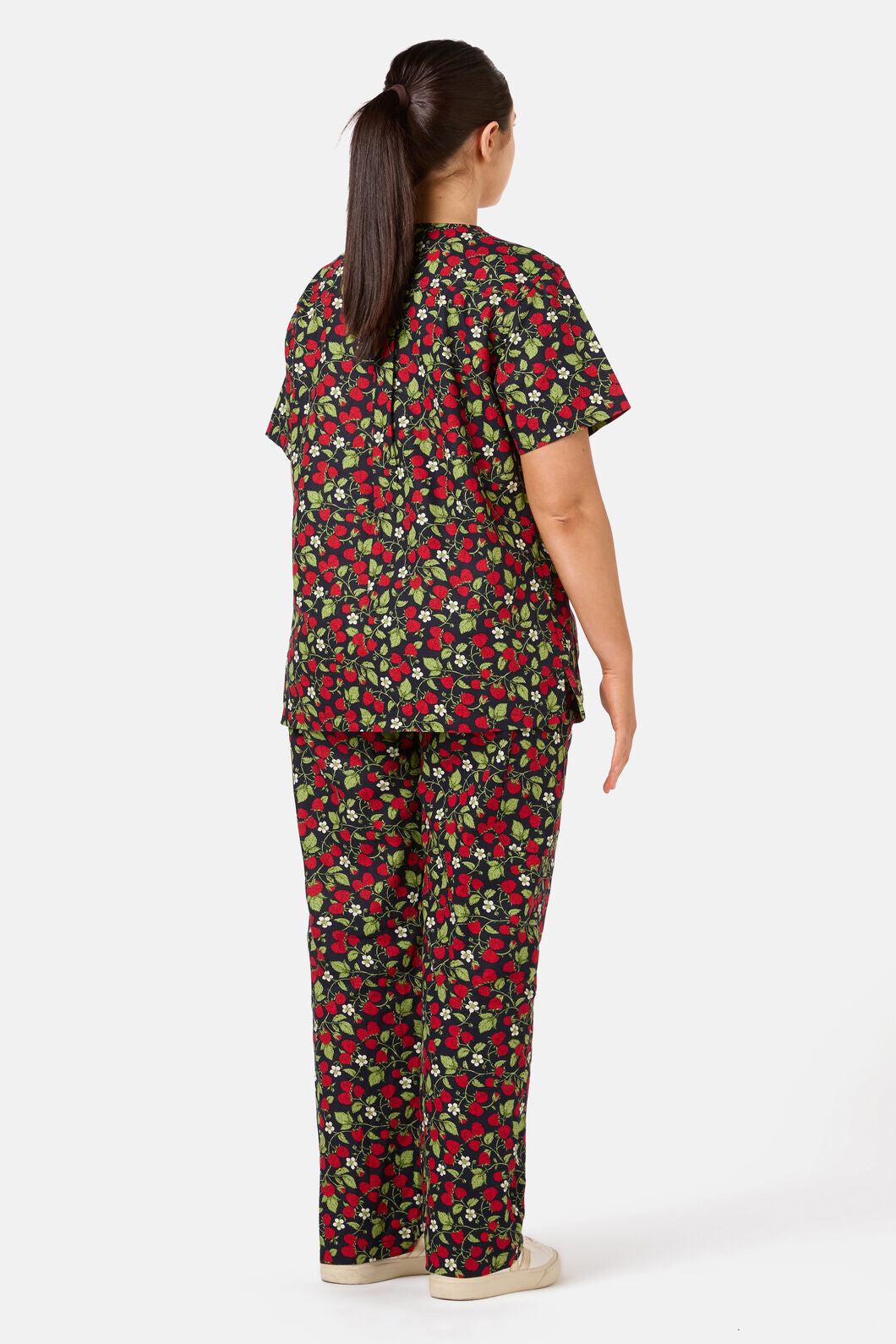 Princess Highway - Raspberry Scrub Set - navy